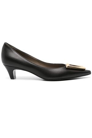 Black calf leather Moon pumps ROBERTO FESTA | MOONNERO